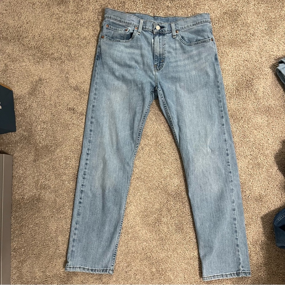 Levi's Men's Light Blue Straight Jeans